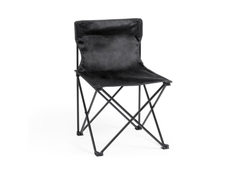 TIENDA EURASIA - Silla de Playa Plegable, Aluminio y Políester, 40x40x70 cm, Negro