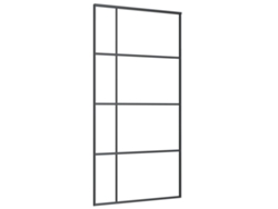 Puerta corrediza VIDAXL Negro Cristal (102,5x205cm)
