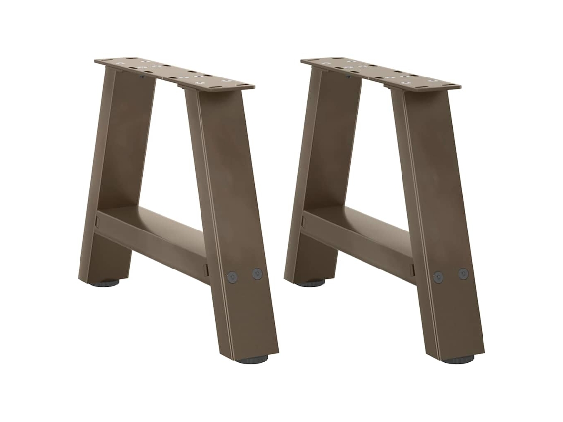 Patas De Mesa De Centro Forma A 2uds Acero 30x(30-31) Cm