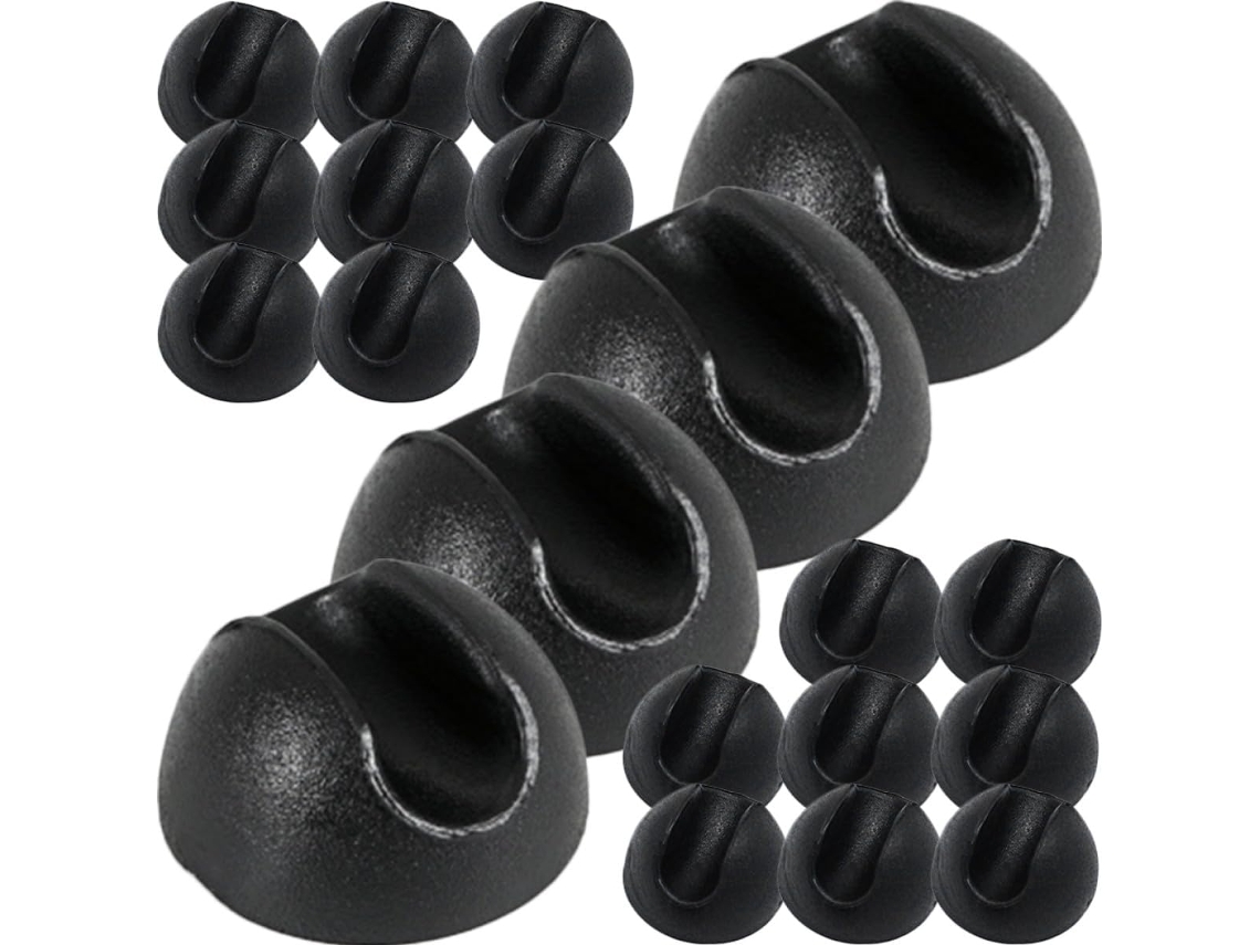 Paquete De 20 Almohadillas Antideslizantes De Plástico Para Patas De Muebles, Protección