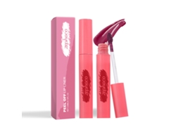 Brillo labial mate morado peel-off