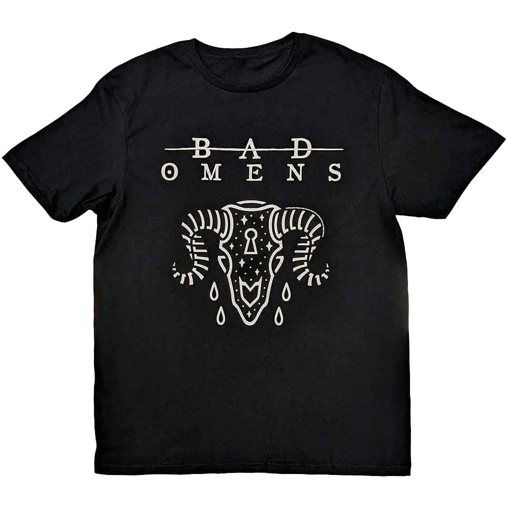 Bad Omens Ram Skull T-shirt Unisex Rockinstone Size:xxxl