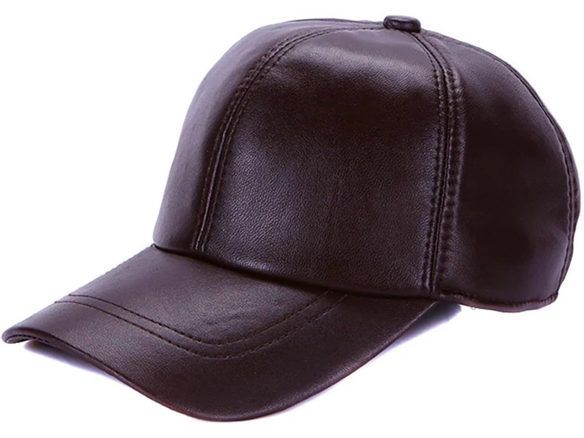 Gorra De Moda, Nueva Gorra De Cuero Para Hombre Adulto, Gorra De Béisbol Cálida Para Exteriores, Estilo Urbano Y Hip Hop.