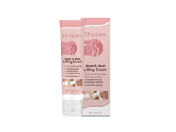 Crema para el cuidado de senos y glúteos, crema corporal hidratante, reafirmante y suavizante con ácido hialurónico y ginseng.