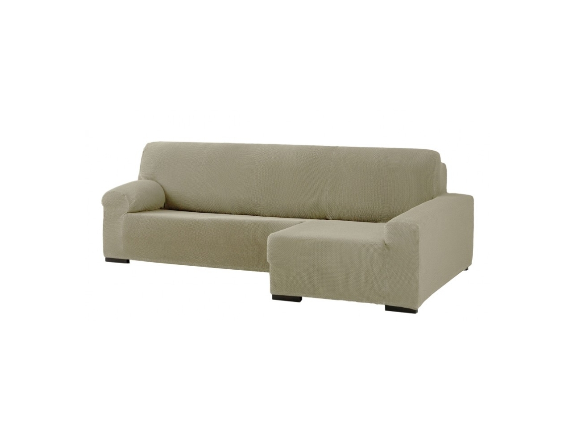 Funda Chaise Longue Bielástica Lisa de Jacquard Ef