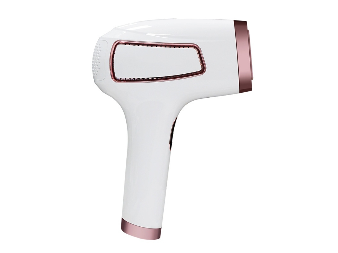Depiladora de luz pulsada YIZHOOD Ice Cool Painless Handheld con 500000 Inyecciones Uso Doméstico para Hombres Mujeres Permanente blanco