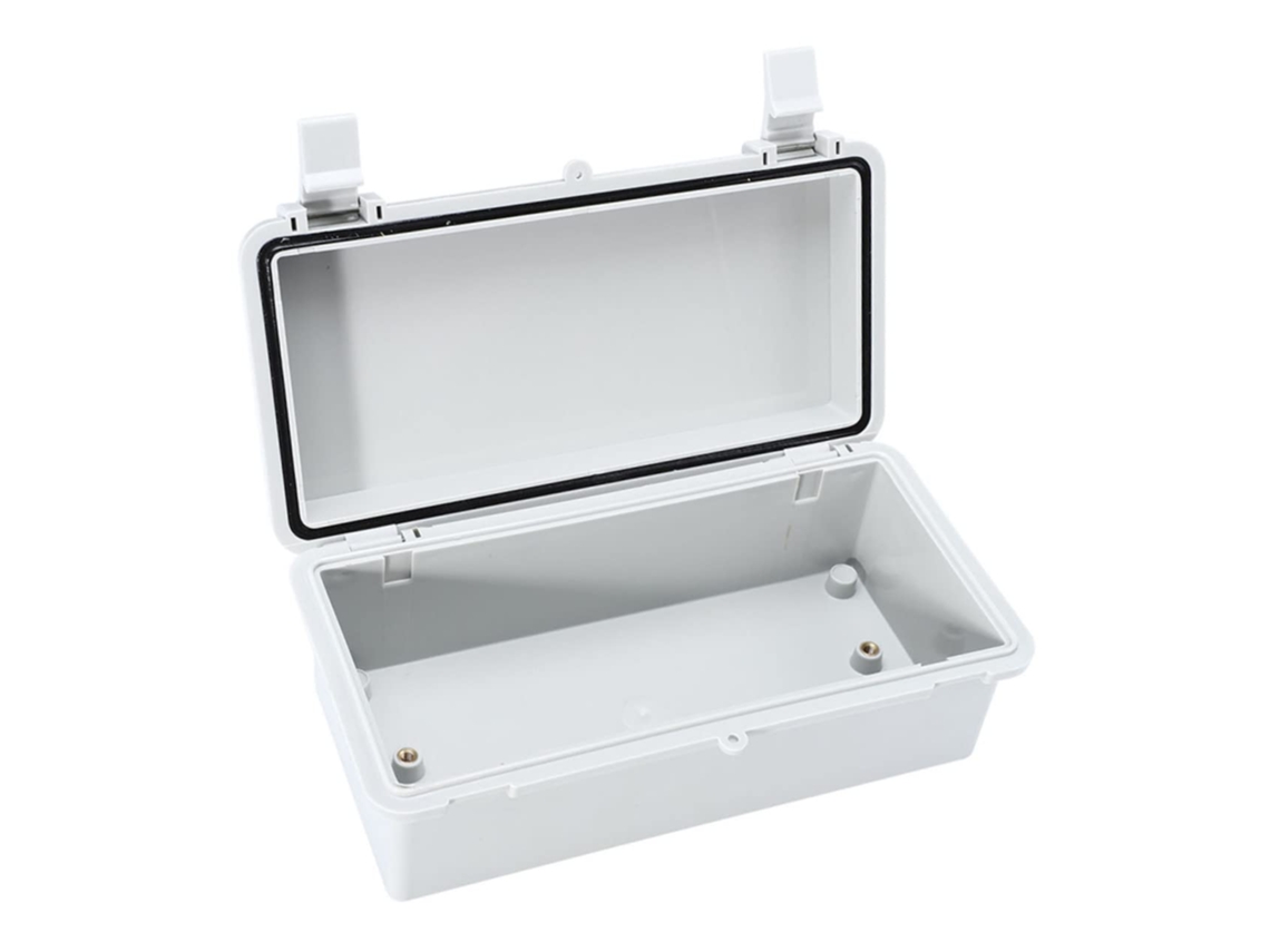 Caja De Conexiones Abs Impermeable Para Proyectos Eléctricos Exteriores, Con Cerradura.