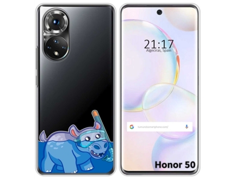 Carcasa Huawei Nova 9 / Honor 50 5G TUMUNDOSMARTPHONE Dibujos Transparente Multicolor