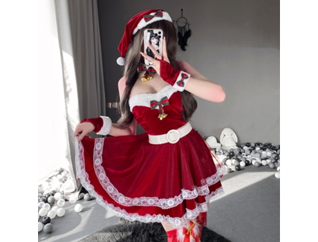 Disfraces de Navidad Bunny Girl Cosplay Party Set Adecuado para peso 80-120