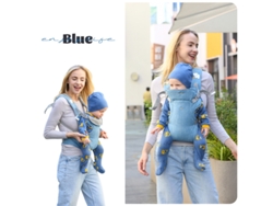 Portero Bebé Chrui 4 En 1 Fácil De Usar 3.6-14.5 Kg (azul)