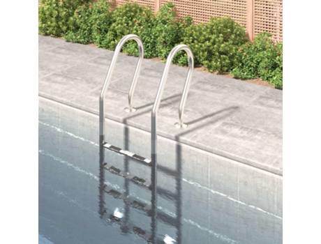 Escalera para piscina acero inoxidable 304 54x38x184,5 cm VIDAXL