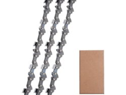 Juego De 3 Cadenas Para Motosierra De 3/8"lp, 52 Eslabones, 1,1 Mm, 35 Cm, Bajo Retroceso, Compatibles Con Bosch Ake 35 S Ake