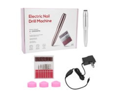 Lixadeira Elétrica Portátil Profissional Rebe para Unhas, Manicure e Pedicure, com Plugue Americano, Prata