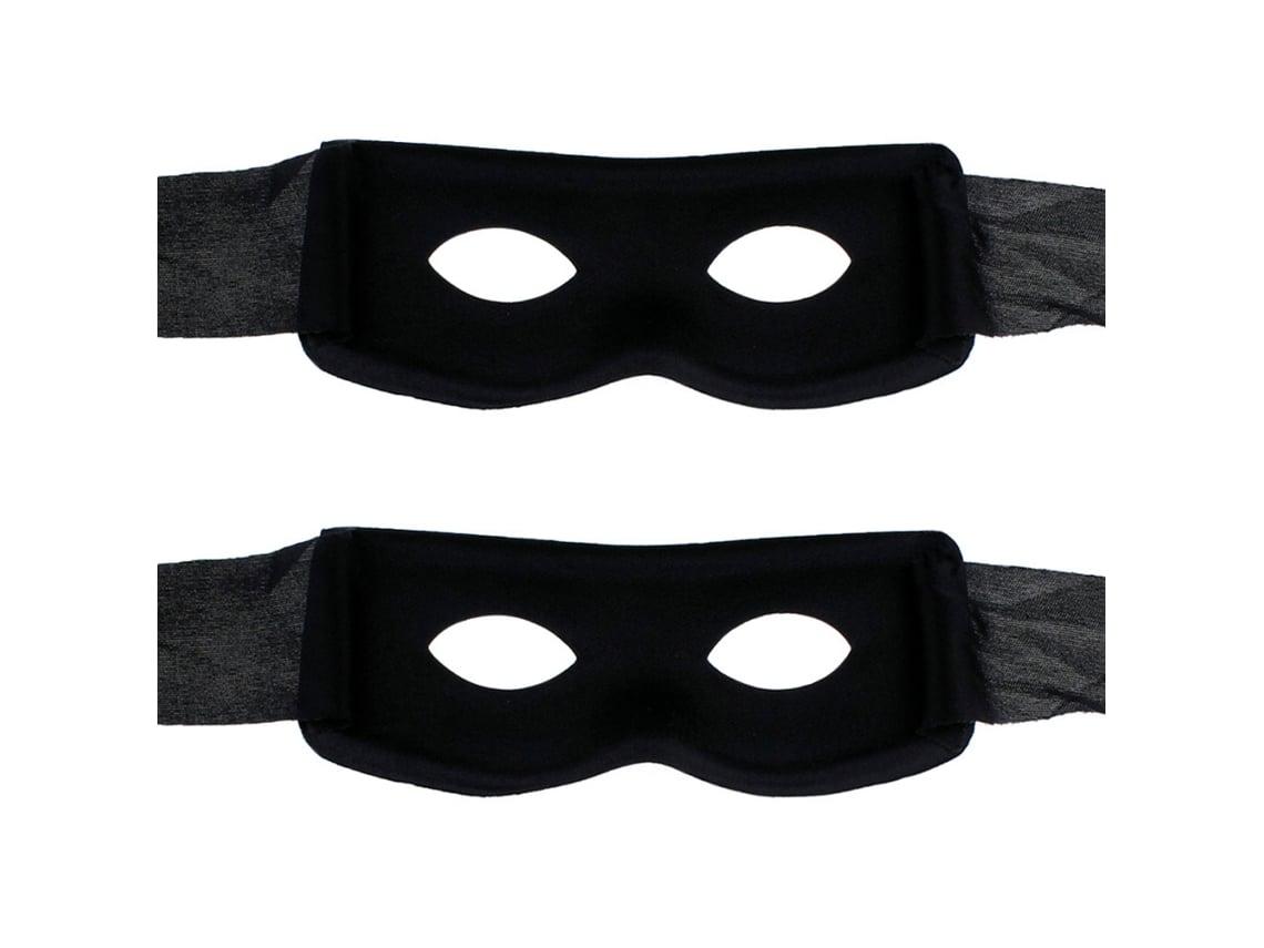Ats-2 Piezas Máscara De Ojos Clásica Máscara De Disfraz Para Fiesta Tema Negro Suministro De Fiesta