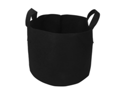 Bolsa De Cultivo Aireada De 7 Galones (30x35 Cm) Para Hortalizas, Flores Y Jardín, De Fieltro Negro.