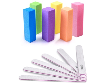 Limas De Uñas Y Tampón, Kit De Herramientas De Manicura Herramientas De Bloque De Tampón Rectangular -Style2 ZMDECQNA