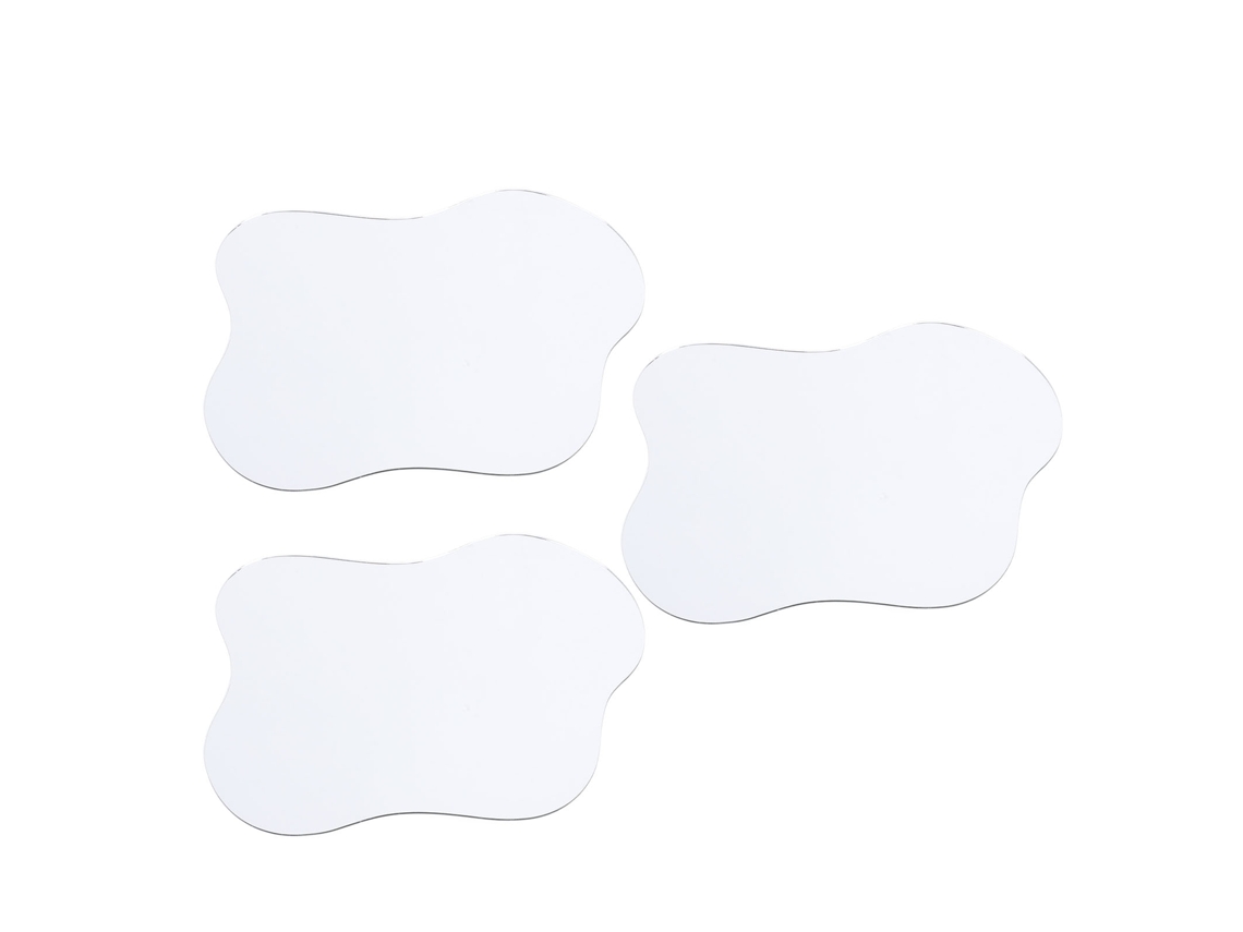 Bj-3 Peças De Espelho De Acrílico Irregular Para Decoração Diy, Bandejas Reflexivas E Acessórios De Fotografia