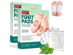 Parches Desintoxicantes Para Pies, 20 Unidades, Almohadillas 100% Naturales Y Orgánicas Para Aliviar El Estrés Corporal.