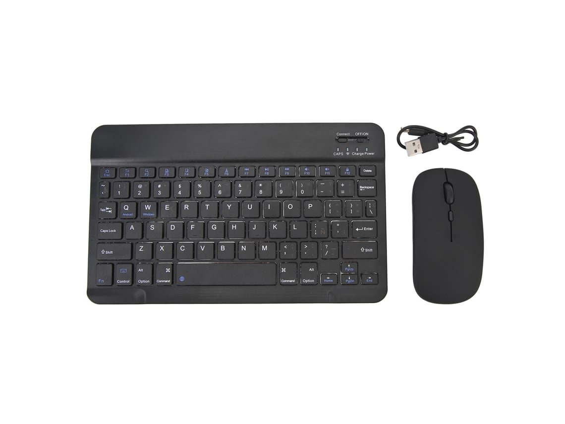 Conjunto De Teclado E Mouse Bluetooth Para Tablet Ultra-fino E Portátil Adequado Para Celulares E Computadores
