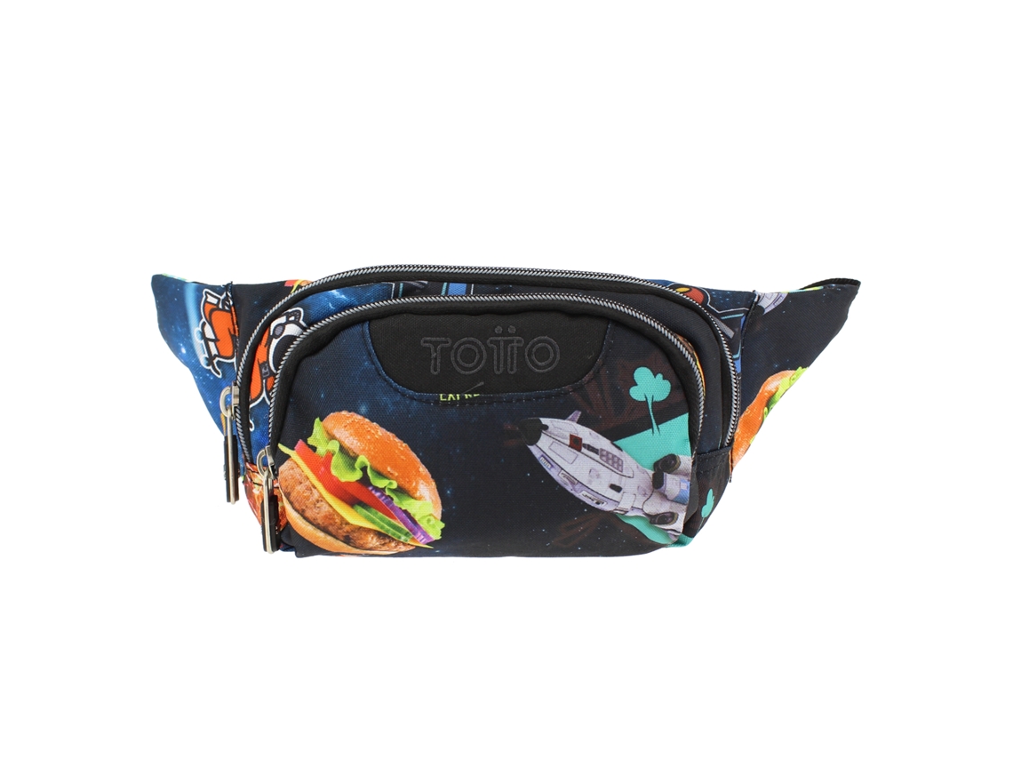 Riñonera Infantil Estampado Galaxia Gancho TOTTO