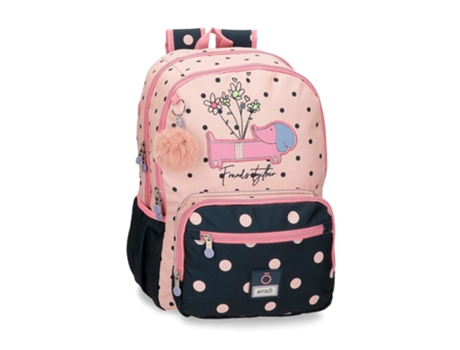 Mochila ENSO Friends Together (Rosa - 44 x 32 x 17 cm)