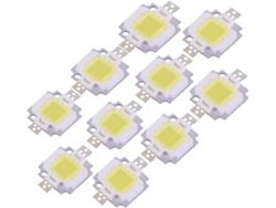 Bombilla Led Cob, 10 Piezas 10w Chip Smd Cob Dc 9-12v Para Reemplazo De Lámparas, Luz Fría 6000-6500k, 1000lm, Ángulo 120°