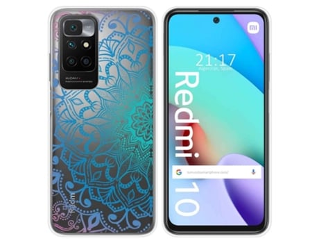 Carcasa Xiaomi Redmi 10 TUMUNDOSMARTPHONE Dibujos Transparente Multicolor