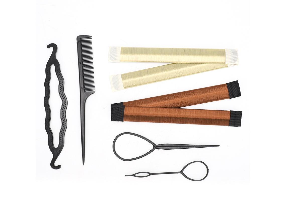 Kit De Herramientas Para Peinados Diy 6pcs: Trenzas, Estilismo Y Accesorios Para Peluqueros