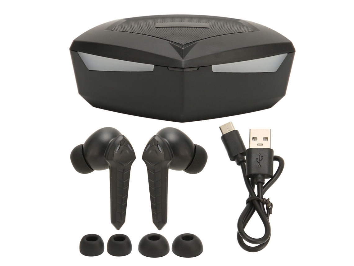 Auriculares Bluetooth Para Juegos, Estéreo, Baja Latencia, Modos Duales, Inalámbricos Con Micrófono, Color Negro.
