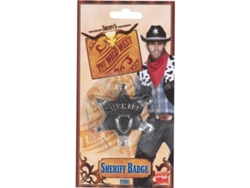 Placa DISFRAZZES Estrella De Sheriff Metal