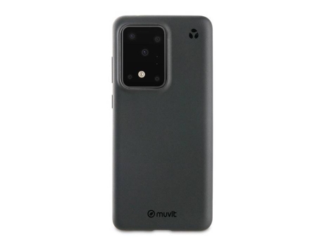 Funda Ultra Recycletek para Samsung Galaxy S20 Ultra 5G MUVIT Plástico Negro