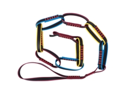 Cuerda De Escalada Con Anillas De Nailon Para Equipos De Escalada Al Aire Libre Con Tensión De 22 Kn, 140 Cm.