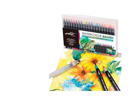 Set de Rotuladores ALEX BOG Deluxe Brush Acuarelable 20 Piezas