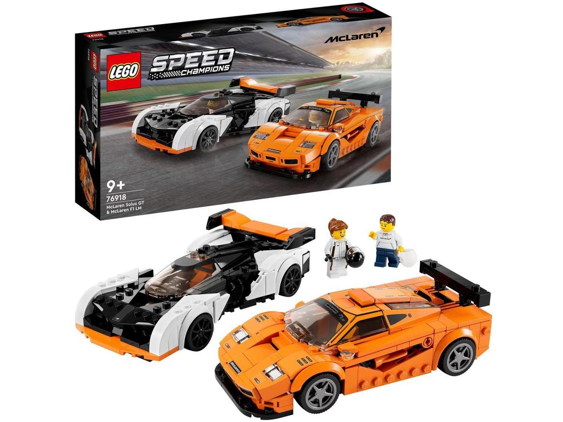 LEGO Speed ​​​​Champions: McLaren Solus GT e McLaren F1 LM (581 peças)
