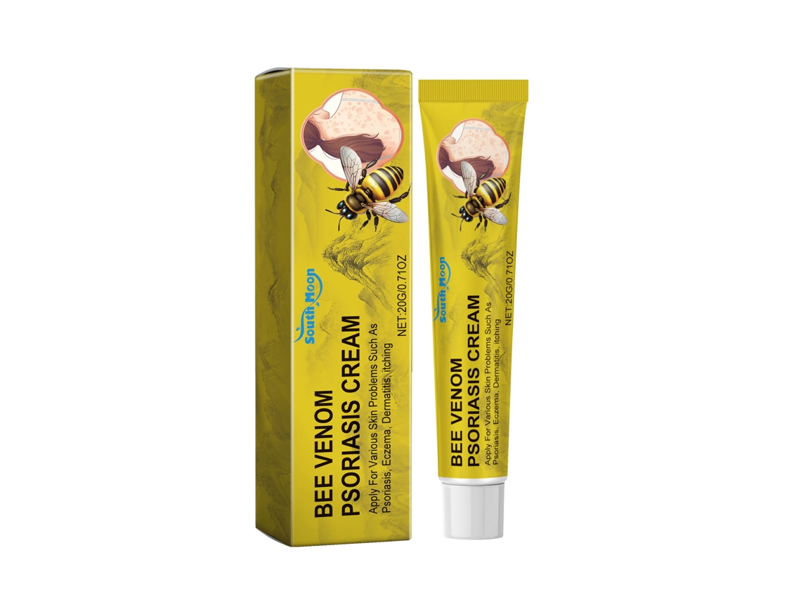 Crema calmante para el veneno de abeja y la piel irritada.