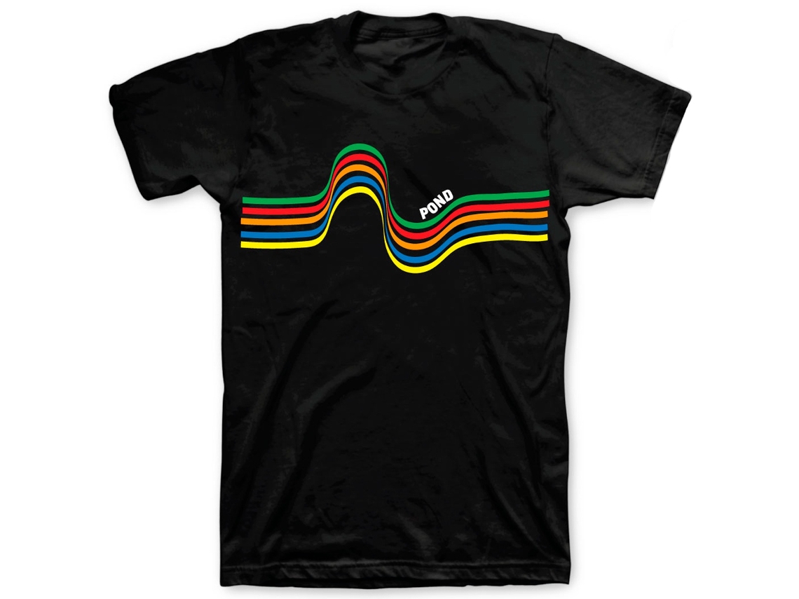 Pond Rainbow Wave T-shirt Rockinstone Unisex Adults Best Sellers Size:xl