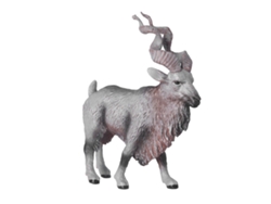 Figura de cabra Jinwei Capra Falconeri Vívida Interesante Educativa 20x21cm Adorno de animal decorativo para juguetes