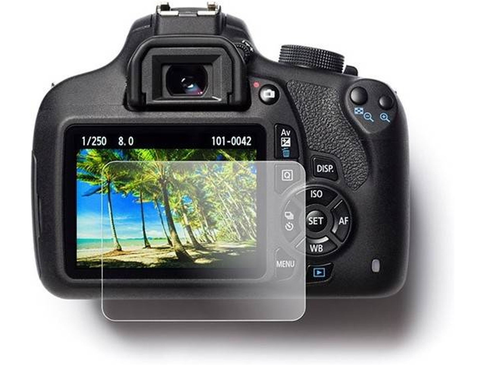 Protector de pantalla cristal EASYCOVER Canon 650D/700D