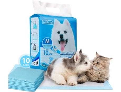 Esteiras de Higiene para Perros y Gatos NOBLEZA (Tela no Tejida - 60 x 90cm - 10 Unidades)