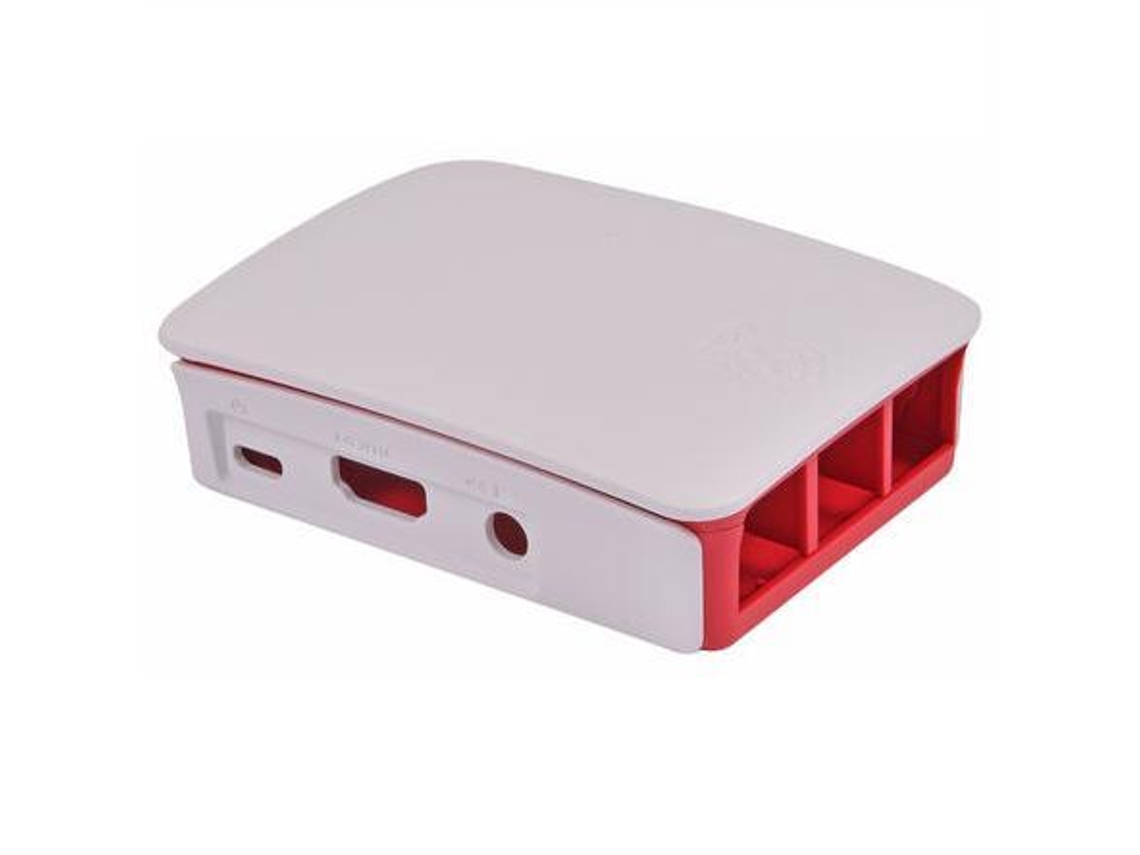 Caja blanca roja para Raspberry Pi 3