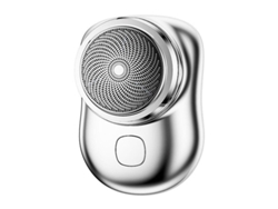 Recortadora de barba eléctrica portátil Mini USB recargable para hombres, modelo 2026, con 6 cuchillas y lavado completo.