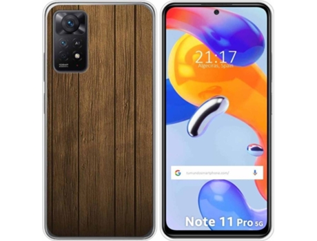 Carcasa Xiaomi Redmi Note 11 Pro TUMUNDOSMARTPHONE Dibujos Madera Multicolor
