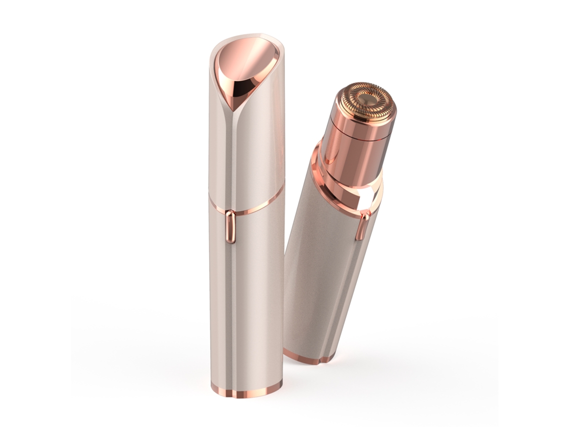 Depilador Facial Chrui A Pilas Aa Con Luz Led (champagne)