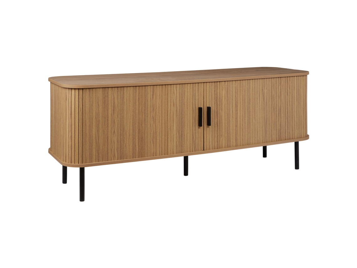 Mueble TV BELIANI Bradley de MDF Madera clara 150x45x58