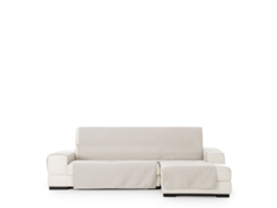 Funda para chaise longue de brazo corto derecho EYSA SILVER Marrón claro 100 x 110 x 240 cm