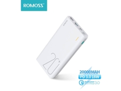 Batería Externa Romoss Sense 6+ (carga Rápida Bidireccional Pd3.0, Capacidad 20000mah)
