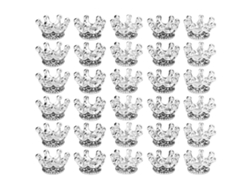 MEOIRUERY 30 uds. Contas de Barba de Moda Contas de Aleación para Pelo Accesorios de Joyería DIY