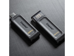 Kingston Technology Datatraveler 70 Unidad de memoria USB 64Gb Usb Tipo-C 3.2 Gen 1 3.1 Gen 1 Negro