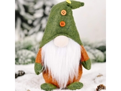 KOFIHETY Encantador guardián del folclore escandinavo, duende de peluche Tomte hecho a mano en fieltro de lana, base con peso de diseño flexible para decoració