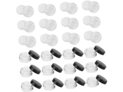 De 30 Mini Recipientes Cosméticos Transparentes De 10g, Caixa Para Armazenamento De Cremes Com Tampa